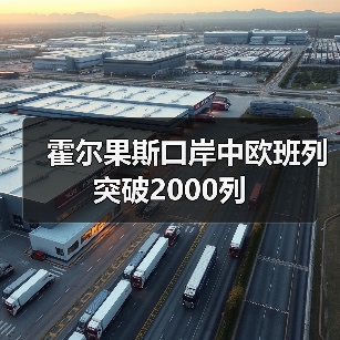 霍尔果斯口岸中欧班列突破2000列