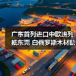 广东首列进口中欧班列抵东莞 白俄罗斯木材助力家具产业（图3）