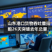 山东港口货物吞吐量提前26天突破去年总量,创历史新高(图4) 山东港口货物吞吐量提前26天突破去年总量,创历史新高(图4)