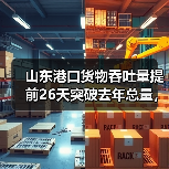 山东港口货物吞吐量提前26天突破去年总量,创历史新高(图3) 山东港口货物吞吐量提前26天突破去年总量,创历史新高(图3)