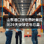 山东港口货物吞吐量提前26天突破去年总量,创历史新高(图2) 山东港口货物吞吐量提前26天突破去年总量,创历史新高(图2)