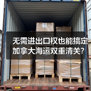 无需进出口权也能搞定加拿大海运双重清关？送货上门全攻略（图1）
