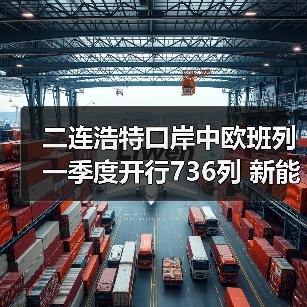二连浩特口岸中欧班列一季度开行736列 新能源汽车成新增长点(图3) 二连浩特口岸中欧班列一季度开行736列 新能源汽车成新增长点(图3)