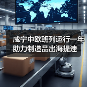 咸宁中欧班列运行一年 助力制造品出海提速（图3）