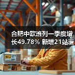 合肥中欧班列一季度增长49.78% 新增21站覆盖18国（图4）