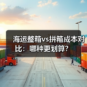 海运整箱vs拼箱成本对比:哪种更划算?(图1) 海运整箱vs拼箱成本对比:哪种更划算?(图1)