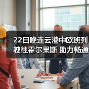 22日晚连云港中欧班列驶往霍尔果斯 助力畅通双循环（图4）