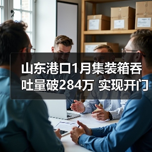 山东港口1月集装箱吞吐量破284万 实现开门红(图1) 山东港口1月集装箱吞吐量破284万 实现开门红(图1)
