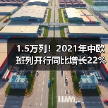 1.5万列!2021年中欧班列开行同比增长22%(图2) 1.5万列!2021年中欧班列开行同比增长22%(图2)