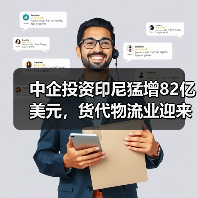 中企投资印尼猛增82亿美元,货代物流业迎来新机遇! 中企投资印尼猛增82亿美元,货代物流业迎来新机遇!