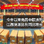 今年以来南昌中欧班列江西货源比例同比增长172%(图4) 今年以来南昌中欧班列江西货源比例同比增长172%(图4)