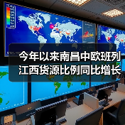 今年以来南昌中欧班列江西货源比例同比增长172%(图2) 今年以来南昌中欧班列江西货源比例同比增长172%(图2)