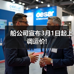 船公司宣布3月1日起上调运价!(图4) 船公司宣布3月1日起上调运价!(图4)