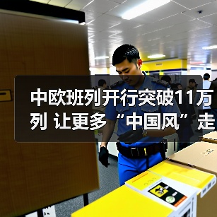中欧班列开行突破11万列 让更多“中国风”走向世界(图3) 中欧班列开行突破11万列 让更多“中国风”走向世界(图3)