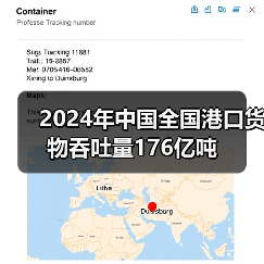 2024年中国全国港口货物吞吐量176亿吨（图3）